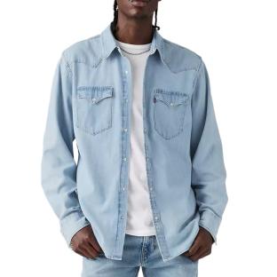 Chemise Bleu Clair Homme Levi's Classic Western pas cher
