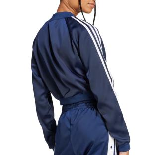 Veste de survêtement Bleu Adidas Adicolor Satin vue 0