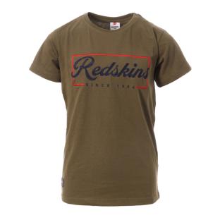 T-Shirt Kaki Garçon Redskins TS6074 pas cher