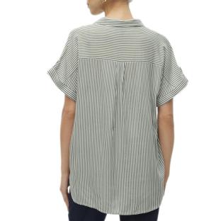 Chemise Blanche/Verte Femme Vero Moda Bumpy 10310139 vue 0