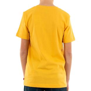 T-shirt Jaune/Noir Garçon Levi's 9E8157 vue 2