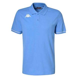 Polo Bleu Homme Kappa Barli vue 0