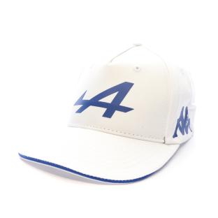 Casquette Blanche/Bleu Homme Kappa Adoflat pas cher