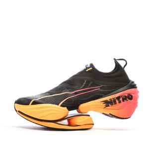 Chaussures de running Noires/Oranges Homme Puma Nitro Elite Fast pas cher