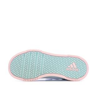 Baskets Blanche/Rose Fille Adidas Tensaur Sport 2.0 vue 0