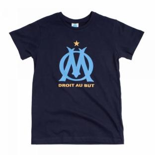 T-shirt Marine Garçon Olympique de Marseille pas cher