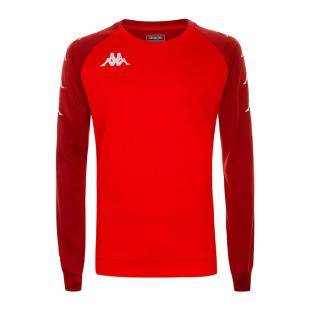 Sweat D'entrainement Rouge Garçon Kappa Parme pas cher