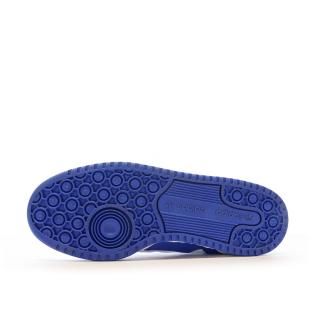 Baskets Blanc/Bleu Garçon Adidas Forum Mid vue 5