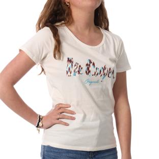 T-shirt Écru Femme Lee Cooper Onala vue 0
