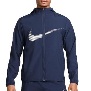 Sweat Zippé Marine Homme Nike Swoosh vue 0