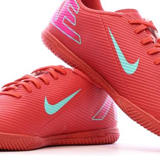 Chaussures de Foot Rouges Junior Nike Jr Vapor 16 Club IC vue 7