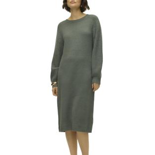 Robe Pull Verte Femme Vero Moda Enya pas cher