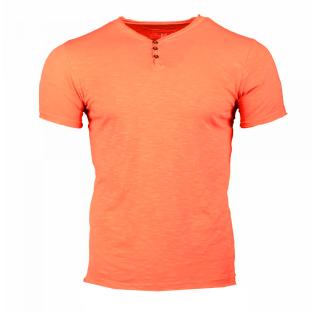 T-shirt Orange Homme La Maison Blaggio Mattew pas cher