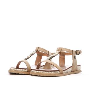 Sandales Taupe Femme Chattawak SARA vue 6