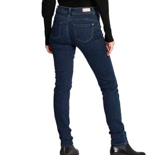 Jean Skinny Bleu Foncé Femme Morgan 201-POM.P vue 2