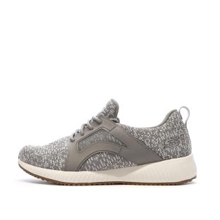 Baskets Grises Homme Skechers Bob pas cher