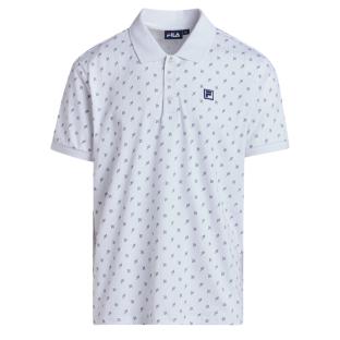 Polo Blanc Homme Fila Hart Faded pas cher