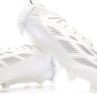 Chaussures de football Blanches Homme Adidas Predator Elite vue 7