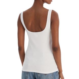Débardeur Blanc Femme Calvin Klein Jeans Monogram vue 0
