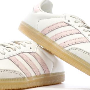Samba Baskets Beige/Rose Femme Adidas vue 0