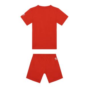 Ensemble Rouge Garçon Adidas Tee Set vue 2