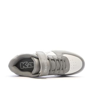 Baskets Blanches/Grises Garçon Kappa Malone vue 4