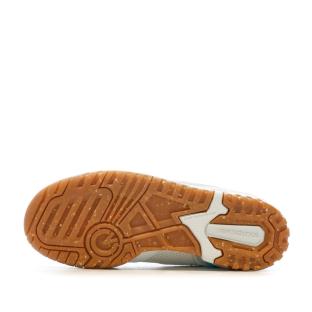 Baskets Beige/Orange Femme New Balance Bb550 vue 5