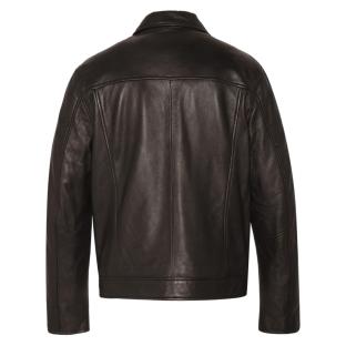 Blouson cuir Marron Homme Schott Mens CANDREAS vue 2