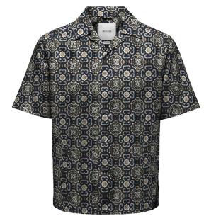 Chemise Marine/Marron Homme Only & Sons Onscaiden Fit vue 0