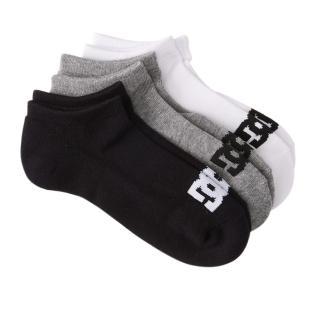 x3 Paires de Chaussettes Noires/Blanc Dc shoes ADYA vue 0