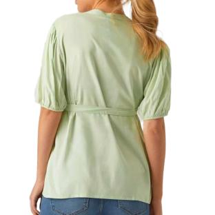 Blouse de Grossesse Verte Femme Mamalicious Mercy Lia vue 0