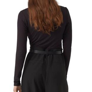 T-Shirt Noir Femme Vero Moda Rosa vue 0