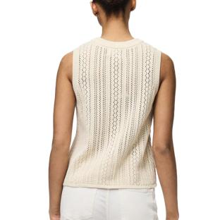 Débardeur Beige Femme Pieces Nuka vue 0