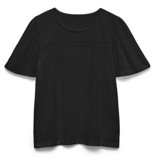 T-Shirt Noir Femme Vero Moda Fomia vue 0