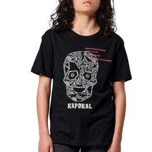 T-Shirt Noir Garçon Kaporal Onix pas cher