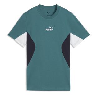 T-Shirt Vert Garçon Puma Ess Block vue 0