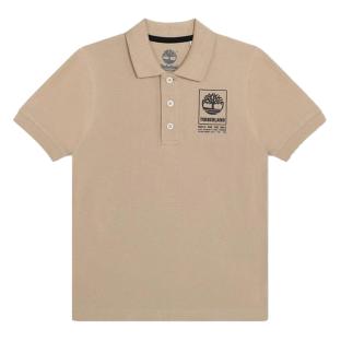 Polo Beige Garçon Enfant Timberland T60061 vue 0