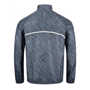 Veste de running imprimée Noir Homme ODLO Zeroweight vue 2