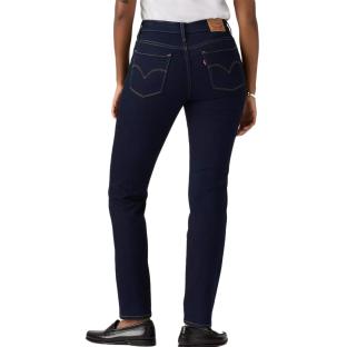 Jean 314 Bleu Foncé Brut Femme Levi's Shaping Shaping vue 2