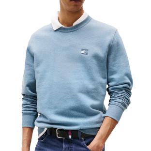 Sweat Bleu Homme Tommy Hilfiger Badge Crew pas cher