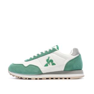 Baskets Blanches/Verte Femme Le Coq Sportif Astra_2 W Optical vue 0