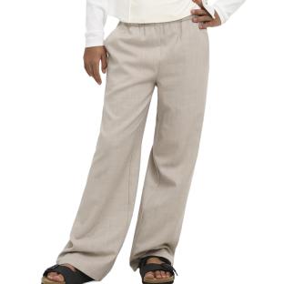 Pantalones holgados beige para niña ONLY Kognina ver 0
