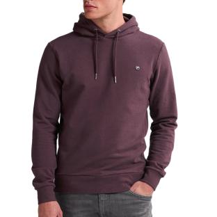 Sweat à Capuche Prune Homme Petrol Industries Sweater Hooded pas cher
