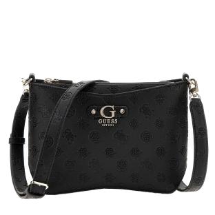 Sac à Bandoulière Noir Guess Gerty pas cher