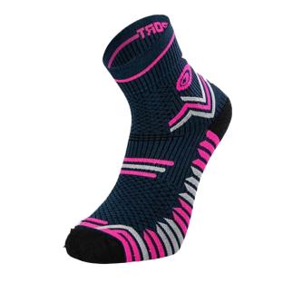 X1 Paire de Chaussettes Rose Femme BV SPORT Trail Ultra vue 0