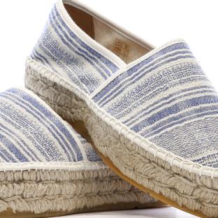 Espadrilles Blanches/Bleu Femme Pare Gabia Aduna vue 0