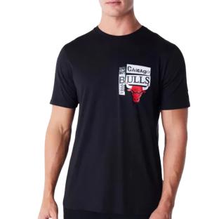 T-Shirt Noir Homme New Era Newspaper 60564809 pas cher