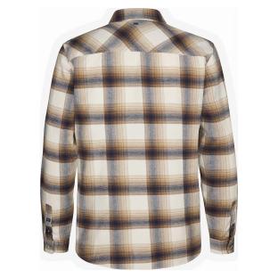 Chemise Carreaux Marron/Beige Homme Petrol Industries Sleeve Check vue 2