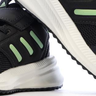 Baskets Noires/Vertes Garçon Adidas X_plrphase vue 0