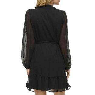 Robe Noire Femme Vila Falia vue 2